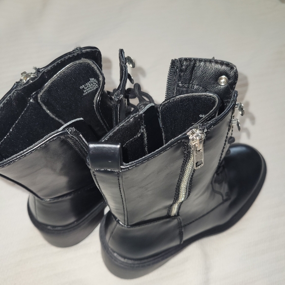 MIA Black Combat & Moto Boots - Picture 3 of 5